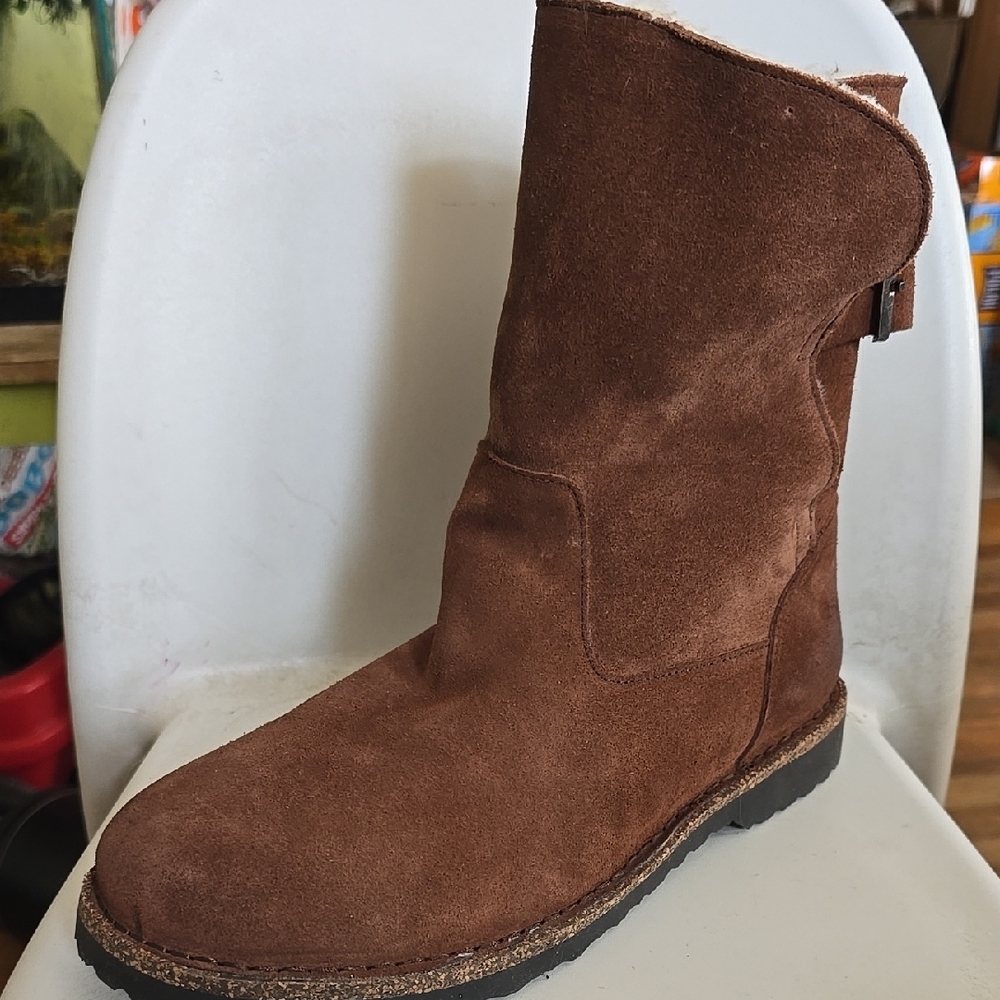 Birkenstock shearling Uppsala Brown Boots Size 42
